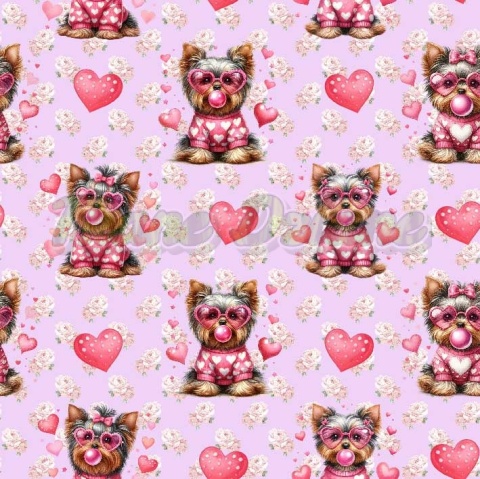 TKANINA DRUKOWANY PSY- YORK NR 9