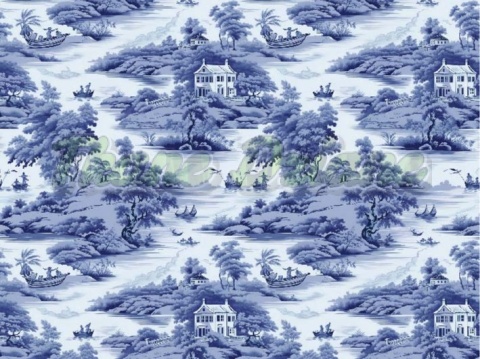 TKANINA DRUKOWANY TOILE DE JOUY STYL NR 3