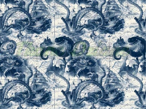 TKANINA DRUKOWANY TOILE DE JOUY STYL NR 10