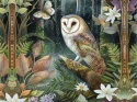 PANEL DRUKOWANY ART NOUVEAU-SOWA NR 120