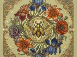 PANEL DRUKOWANY ART NOUVEAU-OWADY NR 5