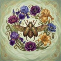 PANEL DRUKOWANY ART NOUVEAU-OWADY NR 8