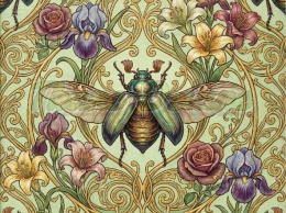 PANEL DRUKOWANY ART NOUVEAU-OWADY NR 9