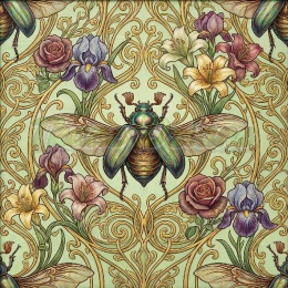 PANEL DRUKOWANY ART NOUVEAU-OWADY NR 9