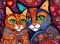 PANEL DRUKOWANY KOTY ALA KLIMT NR 12
