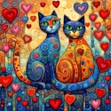 PANEL DRUKOWANY KOTY ALA KLIMT NR 13