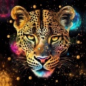 PANEL DRUKOWANY NEONOWY LEOPARD NR 6