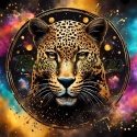 PANEL DRUKOWANY NEONOWY LEOPARD NR 7