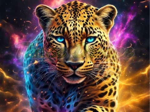 PANEL DRUKOWANY NEONOWY LEOPARD NR 10