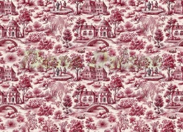 TKANINA DRUKOWANY TOILE DE JOUY STYL NR 11