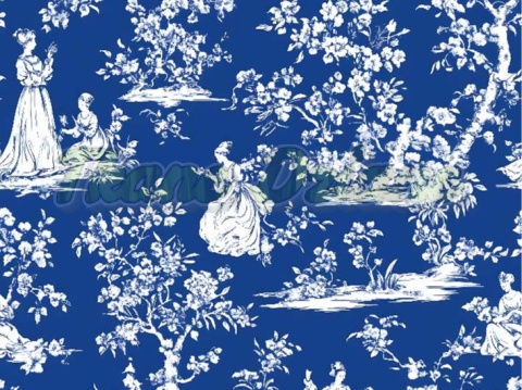TKANINA DRUKOWANY TOILE DE JOUY STYL NR 16