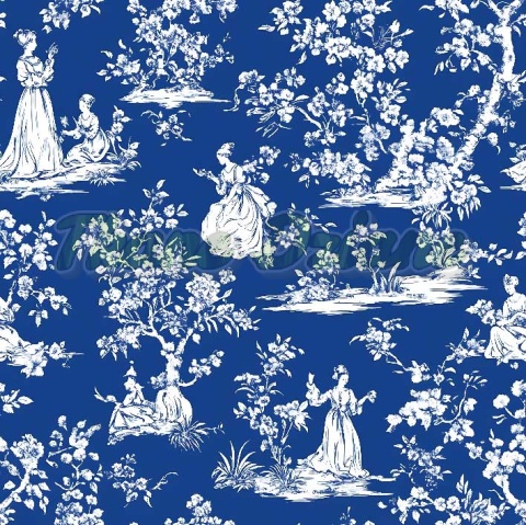 TKANINA DRUKOWANY TOILE DE JOUY STYL NR 16