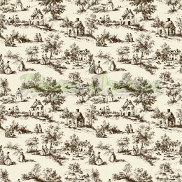 TKANINA DRUKOWANY TOILE DE JOUY STYL NR 19