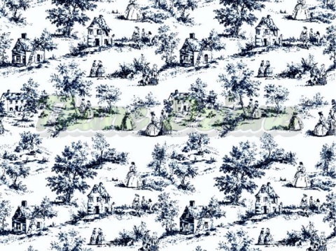 TKANINA DRUKOWANY TOILE DE JOUY STYL NR 20