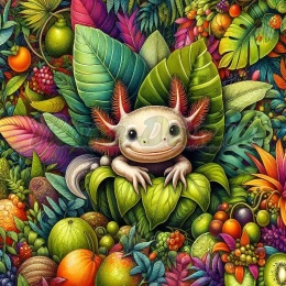PANEL DRUKOWANY AXOLOTL NR 2