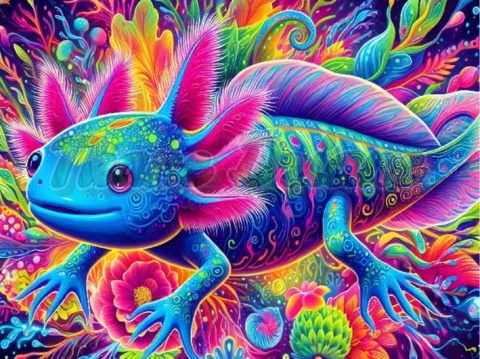 PANEL DRUKOWANY AXOLOTL NR 5