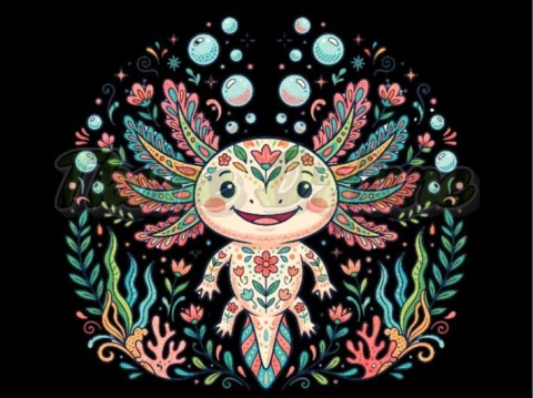 PANEL DRUKOWANY AXOLOTL NR 7