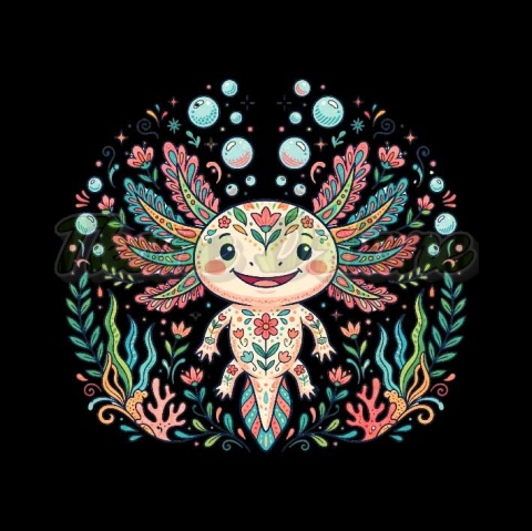PANEL DRUKOWANY AXOLOTL NR 7