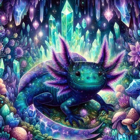 PANEL DRUKOWANY AXOLOTL NR 9
