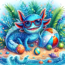 PANEL DRUKOWANY AXOLOTL NR 10