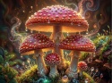PANEL DRUKOWANY GRZYBY- AMANITA MUSCARIA NR 10
