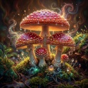 PANEL DRUKOWANY GRZYBY- AMANITA MUSCARIA NR 10