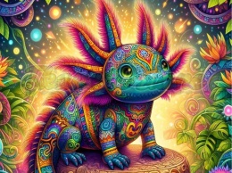 PANEL DRUKOWANY AXOLOTL NR 1