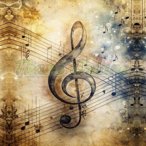 PANEL DRUKOWANY MUZYCZNA WARIACJA NR 5