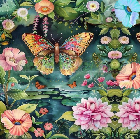 PANEL DRUKOWANY STARA BAŚŃ - MOTYL NR 4