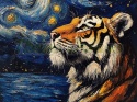 PANEL DRUKOWANY VAN GOGH- TYGRYS NR 6