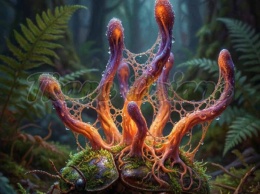 PANEL DRUKOWANY GRZYBY- KORDYCEPS NR 1