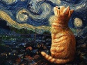 PANEL DRUKOWANY VAN GOGH- KOT NR 10