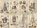 TKANINA DRUKOWANY VINTAGE MODA NR 1
