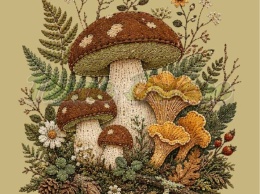 PANEL DRUKOWANY GRZYBY NR 2
