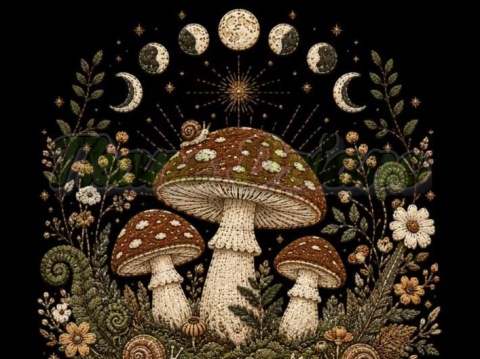 PANEL DRUKOWANY GRZYBY NR 7