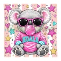 PANEL DRUKOWANY KOALA Z GUMĄ BALONOWĄ NR 34