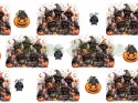 TKANINA DRUKOWANY KOTY HALLOWEEN NR 5