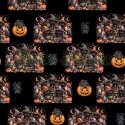TKANINA DRUKOWANY KOTY HALLOWEEN NR 4