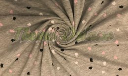 JERSEY SZARY W KOTKI