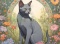 PANEL DRUKOWANY ART NOUVEAU- KOT KORAT NR 157