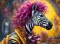 PANEL DRUKOWANY KOLOROWE ZWIERZĘTA- ZEBRA NR 22