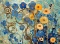 PANEL DRUKOWANY KWIATY W STYLU VAN GOGH NR 4