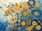 PANEL DRUKOWANY KWIATY W STYLU VAN GOGH NR 6
