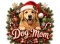 PANEL DRUKOWANY ŚWIĄTECZNE PSY- DOG MOM NR 13