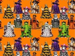 TKANINA DRUKOWANA HALLOWEEN NR 2