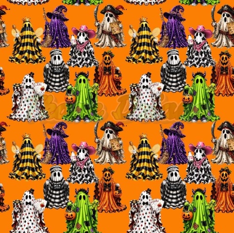 TKANINA DRUKOWANA HALLOWEEN NR 2